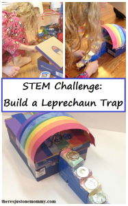 simple STEM challenge for St. Patrick's Day: Build a Leprechaun trap!