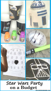 Star Wars party on a budget -- kids Star Wars birthday party ideas