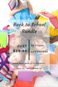 Awesome homeschool Ebook bundle sale -- get over 12 Ebooks and tons of printables for 92% off the regular price