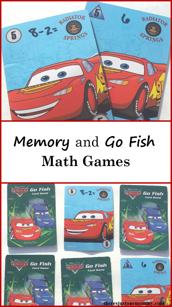 Math Game: make your own math memory and math go fish games 