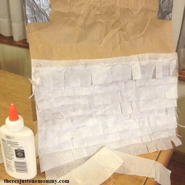 how to make a pinata from a paper bag -- Monster high pinata