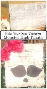 How to make your own Monster High Pinata -- a cute DIY ghost pinata for kids