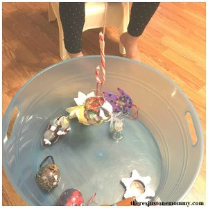 candy cane fishing game -- fun Christmas Minute to Win It kids Christmas activity