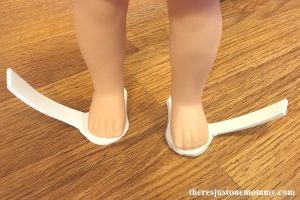 homemade Wellie Wisher American Girl Doll shoes (free shoe pattern fits 14.5 inch dolls)