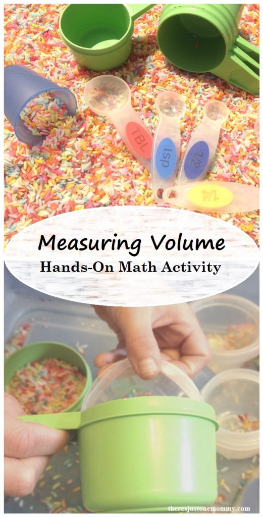 hands-on math activity: measuring volume math activity 