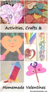 Valentine's Day crafts & activities. including DIY Valentines kids can make, preschool Valentine's Day crafts, toddler Valentine's Day crafts, and more