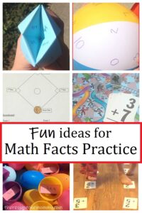 fun ways to practice math facts at home