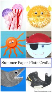 summer paper plate crafts for kids -- over 25 fun paper plate crafts for summer
