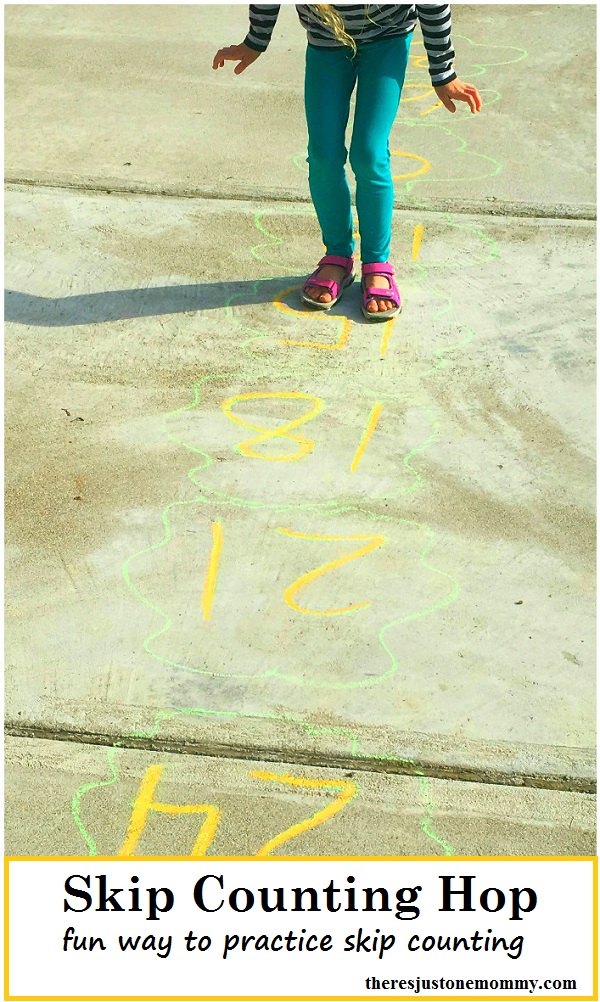 Skip Counting Hop -- fun math activity to practice skip counting and practice multiplication