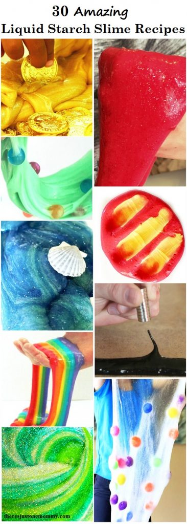 liquid starch slime recipes: 30 amazing liquid starch slimes you don't want to miss; find out how to make slime with starch and glue