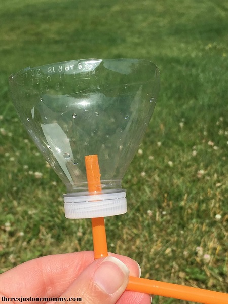 DIY plastic bottle ball blower