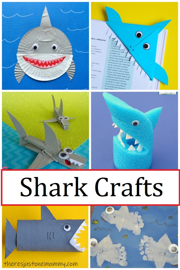 shark crafts for kids 