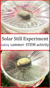 solar still science experiment