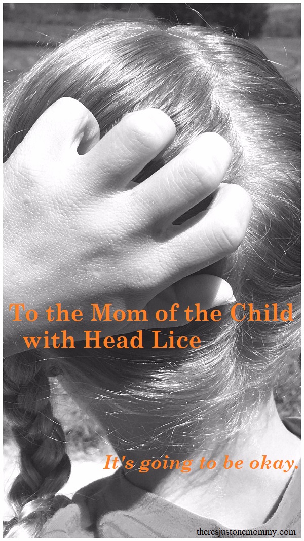 dealing with lice: letter to mom of child with head lice 