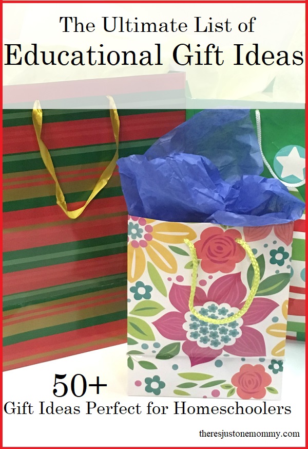 educational gift ideas for kids -- gift ideas for homeschoolers; #giftideas