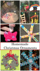kids homemade ornaments for Christmas