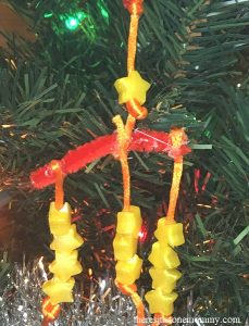 kid-made Jesse tree ornaments; kids Christmas activity