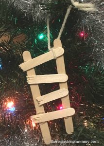 Jacob's ladder homemade Jesse tree ornament