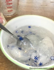 recipe for snowflake slime