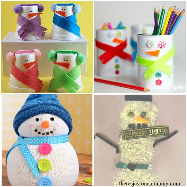 kids snowman crafts
