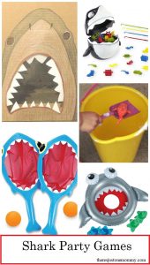 Shark party games -- perfect shark birthday party ideas