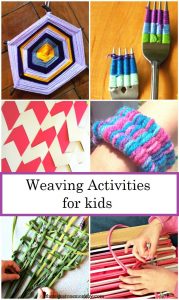 Weaving for kids: from straw weaving to nature weaving and how to make a God's eye, over 10 fun weaving activities for kids