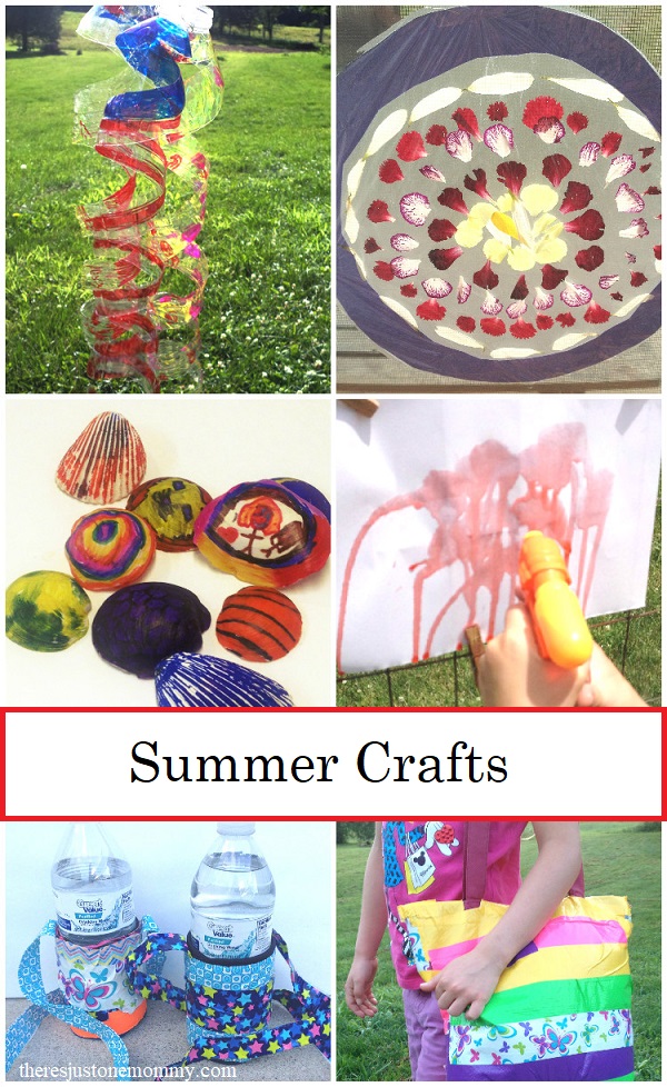 summer camp crafts -- fun kids summer craft ideas that are perfect for a DIY day camp 