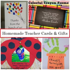 homemade teacher appreciation cards and gifts
