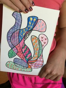 how to do scribble art with kids