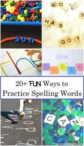 Who says spelling practice has to be boring? Check out these FUN ways to practice spelling words.