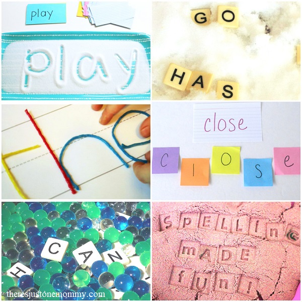 fun ideas for practicing spelling words at home