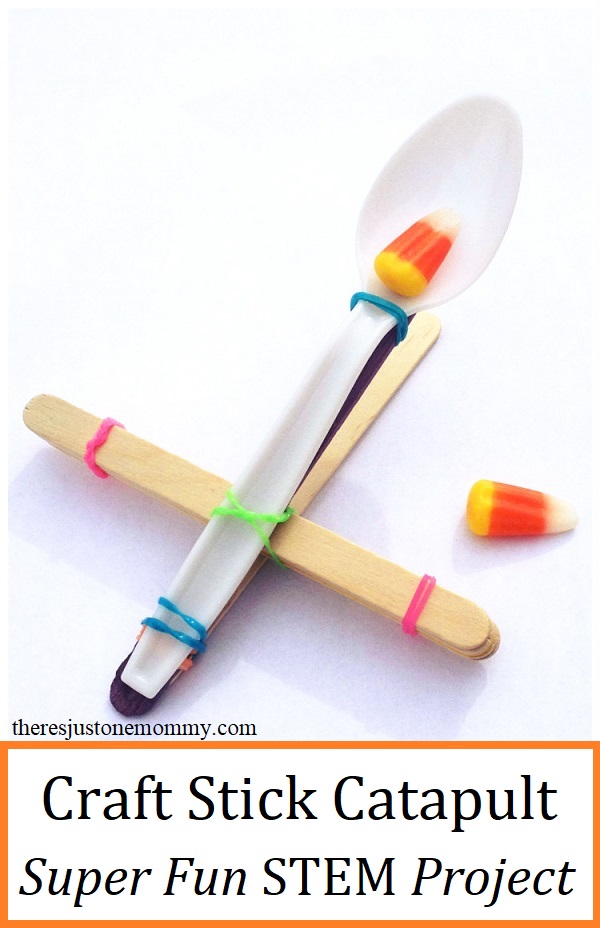 build a mini catapult with craft sticks 