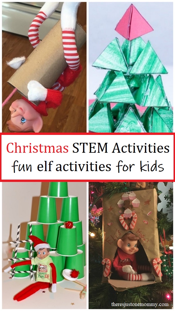 fun Christmas STEM activities with Elf on the shelf