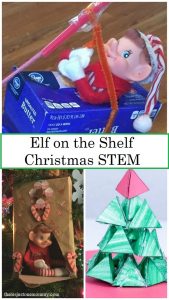 STEM activities with Elf on the Shelf