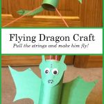 flying dragon craft -- make a flying toy with this STEM activity for kids