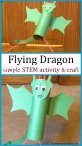 dragon craft for kids that really flies