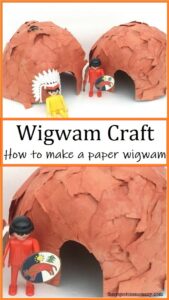 how to make a wigwam out of paper