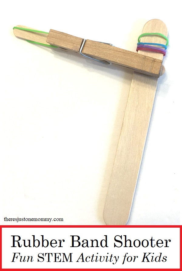 DIY rubber band shooter: STEM activity with rubber bands