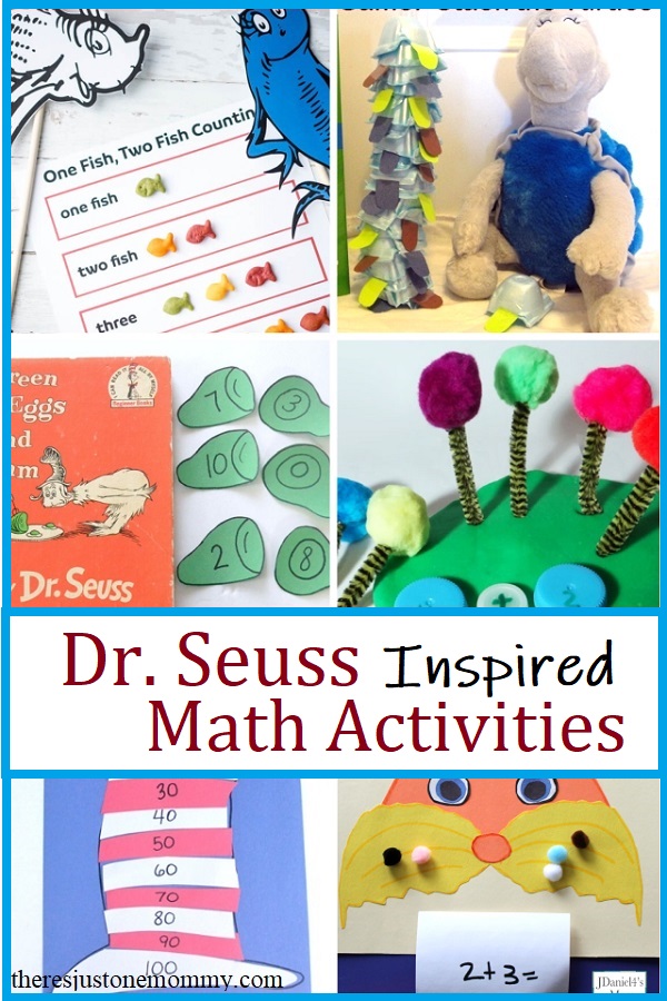 math activities inspired by Dr Seuss books