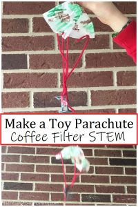 how to make a coffee filter parachute