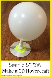 CD & balloon hovercraft