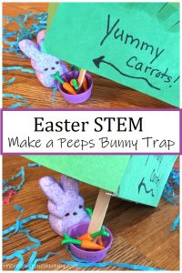 Build a Bunny trap Easter STEM
