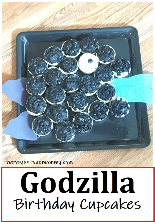 how to make a Godzilla birthday cake