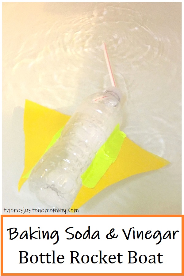 how to make a vinegar and baking soda boat 