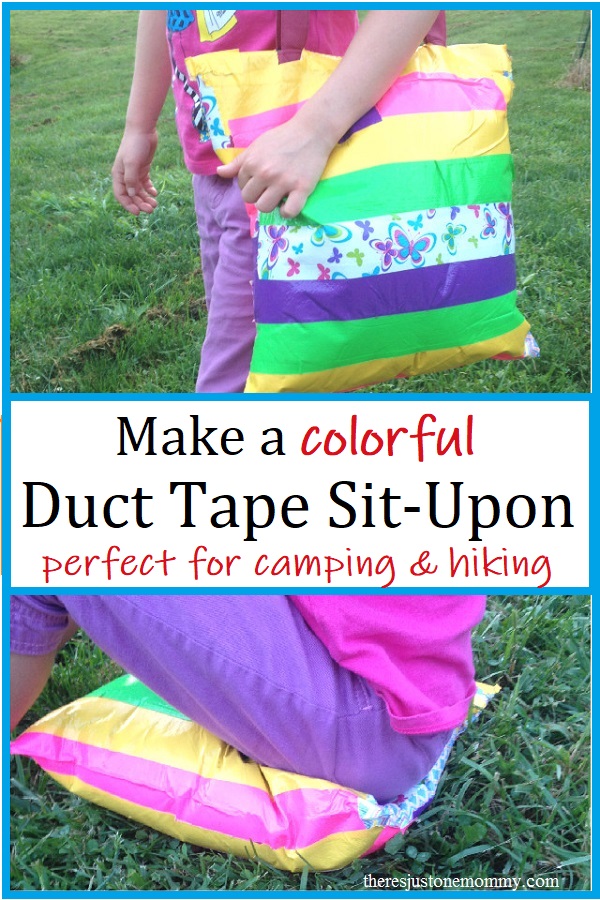 how to make a sit upon with duct tape