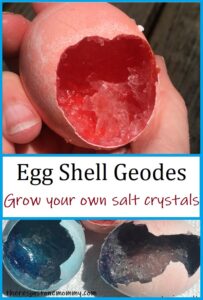 how to make egg shell geodes