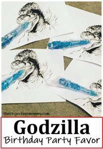 party favor for kids Godzilla party
