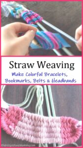 how to do straw weaving