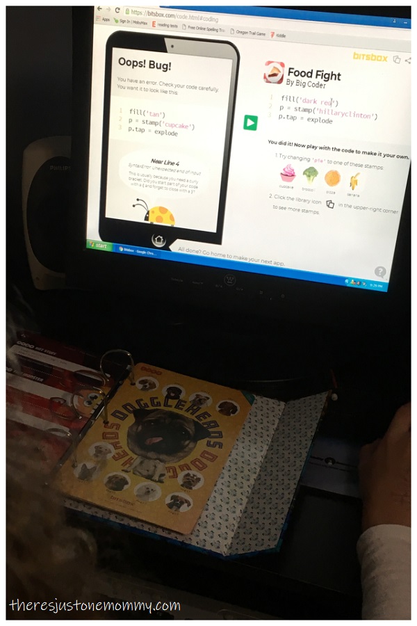 using Bitsbox to teach kids to code 