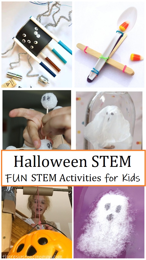 kids STEM activities for Halloween 